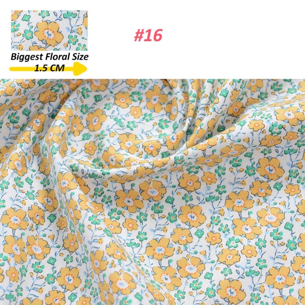 Floral Cotton Fabric Scrap,Fabric Scraps,Sewing Fabric,Fabric Scrap Bundle
